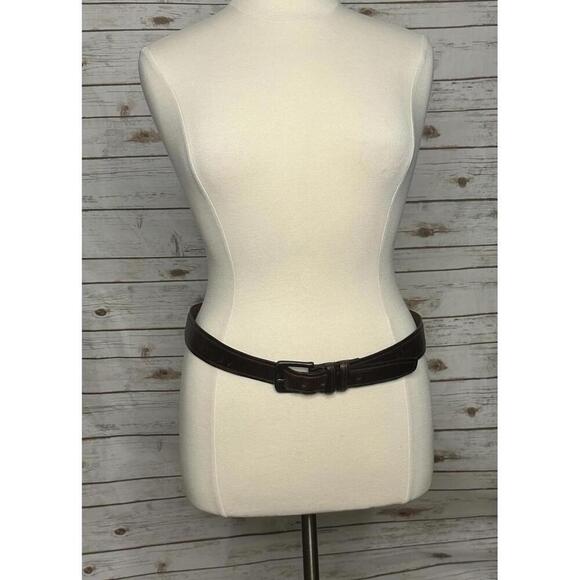 Columbia classic brown geniune leather belt Size 42 - Picture 1 of 7